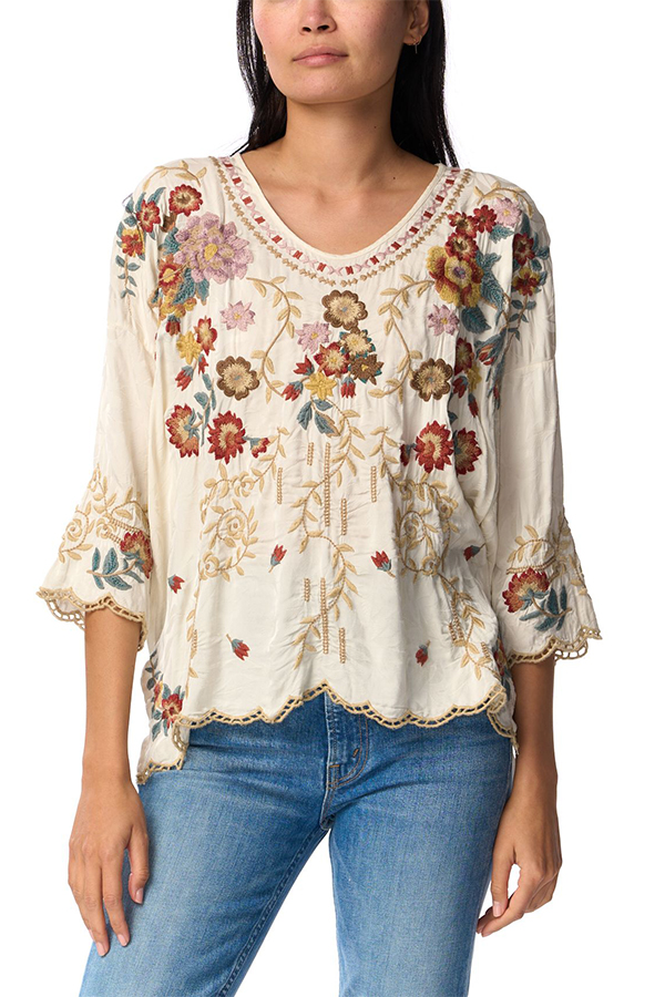 Johnny Was Gabriela Blouse Shell - Differente Boutique