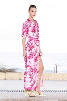 Lola Stevie Shirt Dress Lux Pink