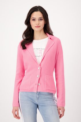 Monari Jacket Blazer Rice Grain Hibiscus