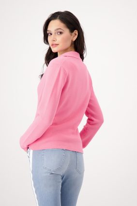 Monari Jacket Blazer Rice Grain Hibiscus