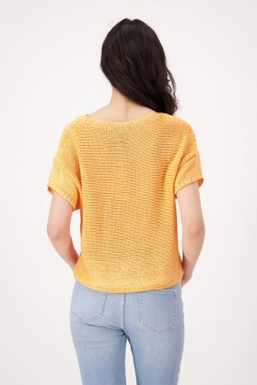 Monari Sweater Palm Tree Peach