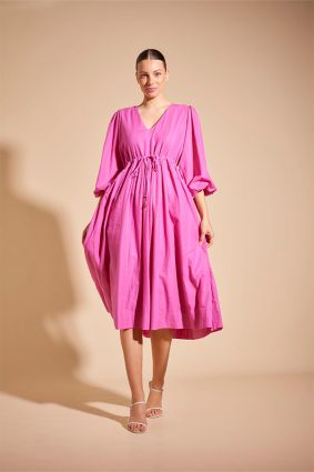 Alessandra Lambada Dress Stripe Pink