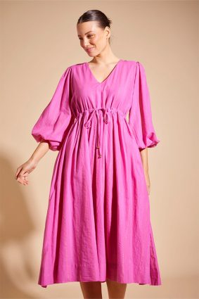 Alessandra Lambada Dress Stripe Pink
