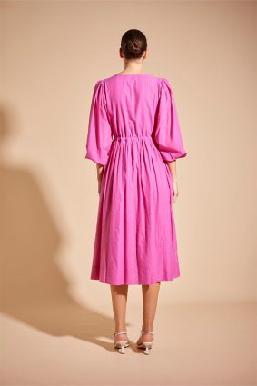 Alessandra Lambada Dress Stripe Pink