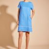 Alessandra Odette Dress Cornflower