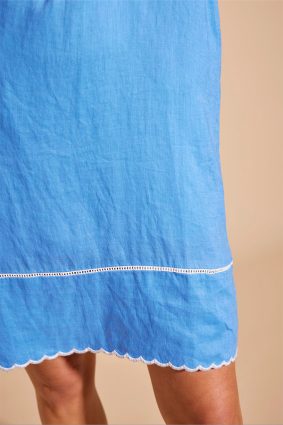 Alessandra Odette Dress Cornflower