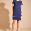 Alessandra Odette Dress Navy