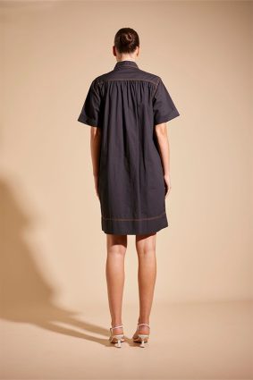 Alessandra Odyssey Dress Poplin Black
