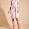 Alessandra Pintuck Dress Poplin Blossom