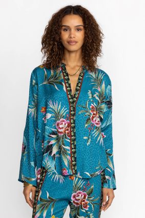 Johnny Was Lagoon Belinda Button Up Multi