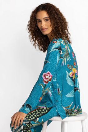 Johnny Was Lagoon Belinda Button Up Multi