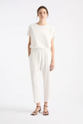 Mela Purdie Soft Capri White
