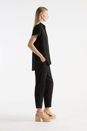 Mela Purdie Stand Shirt Black