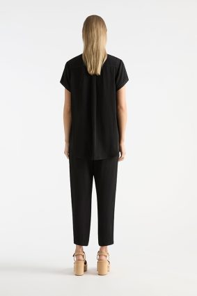 Mela Purdie Stand Shirt Black
