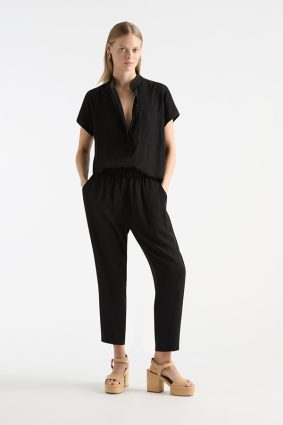 Mela Purdie Stand Shirt Black
