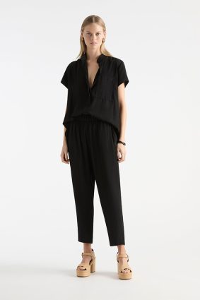 Mela Purdie Stand Shirt Black