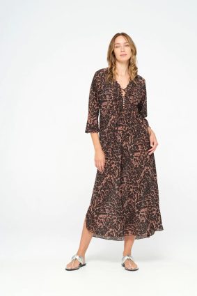 One Season Long Poppy Bodrum Cotton Terracotta