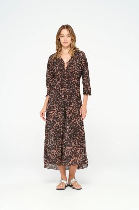 One Season Long Poppy Bodrum Cotton Terracotta