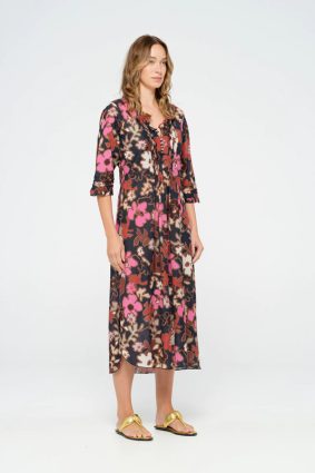One Season Long Poppy Little Bay Cotton Navy