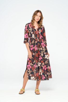 One Season Long Poppy Little Bay Cotton Navy