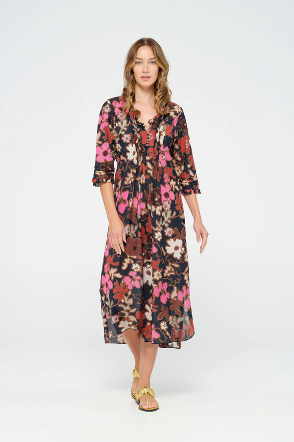 One Season Long Poppy Little Bay Cotton Navy