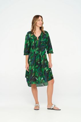 One Season Middy Poppy Istria Emerald Cotton Emerald