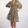 Paula Ryan Side Tie Cheetah Print Peasant 4