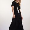 Paula Ryan Spliced A-line Linen and Viscose Dress 4_