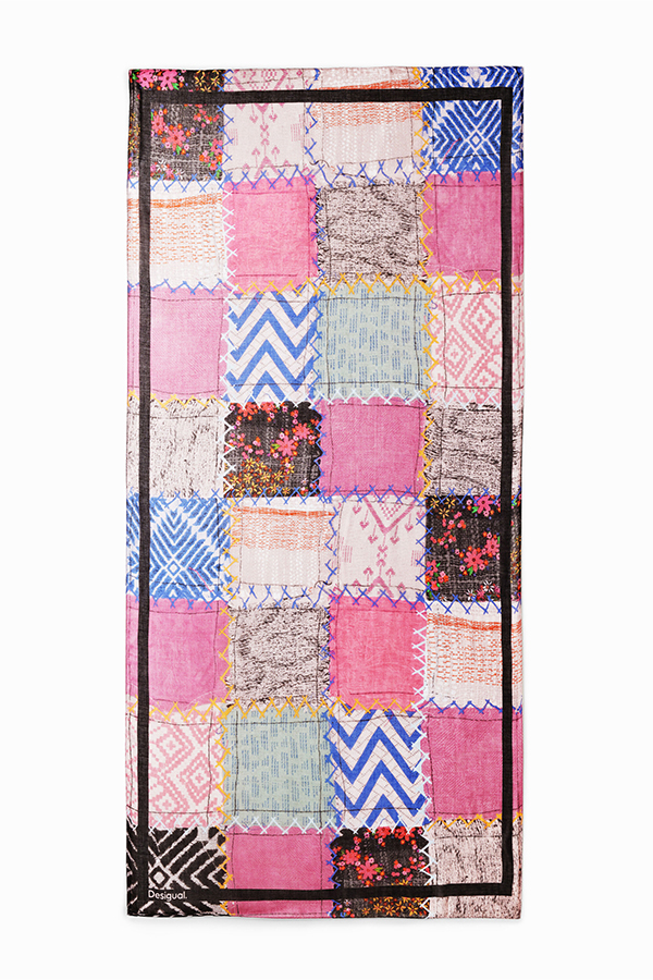 Desigual Foulard Multicolour Fucsia
