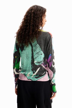 Desigual Pullover Negro