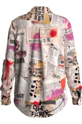 Desigual Woven Shirt Long Sleeve Blanco