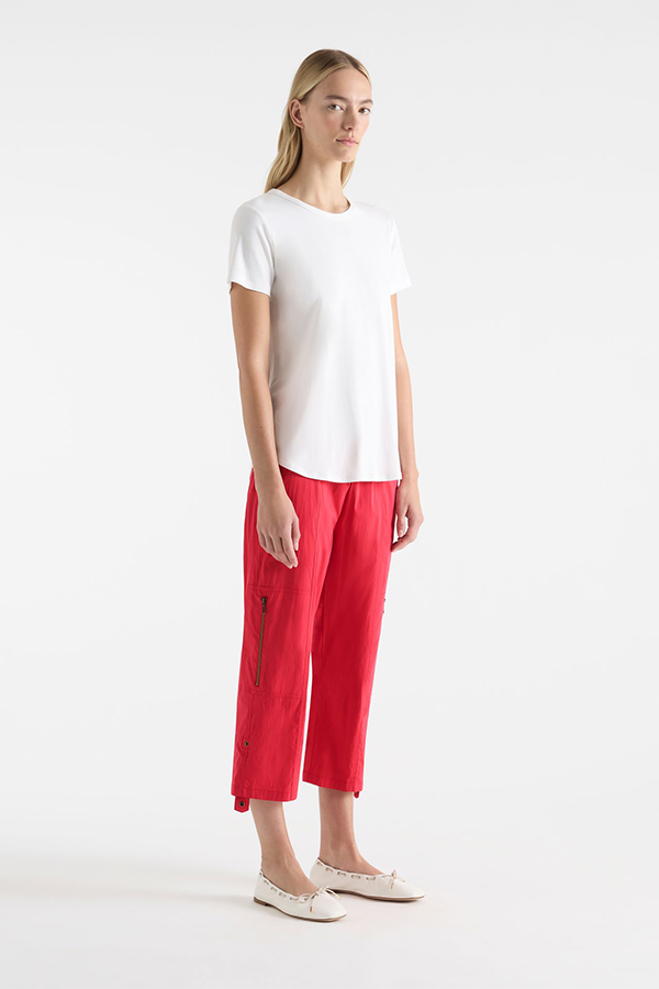 Mela Purdie Cropped Zip Cargo Geranium