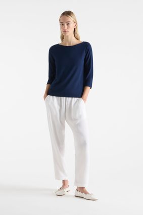 Mela Purdie Relaxed Boat Neck Denim
