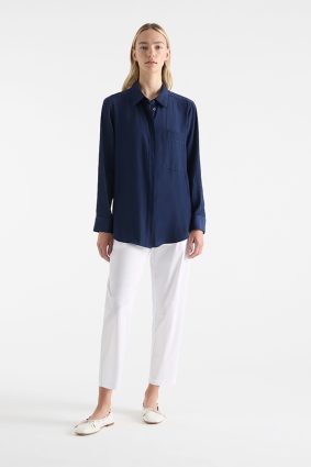Mela Purdie Single Pocket Shirt Denim