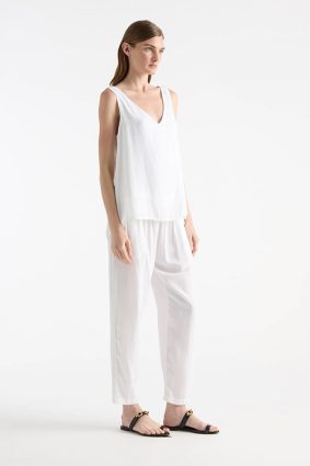 Mela Purdie Soft Capri White