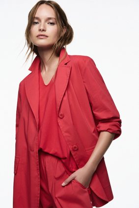 Mela Purdie Stretch Blazer Geranium