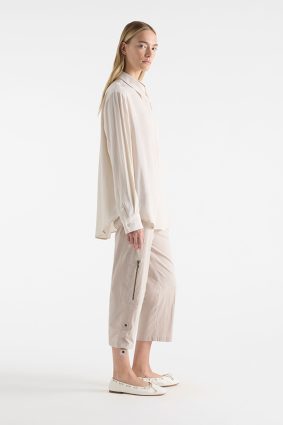 Mela Purdie Zip Front Shirt Soy