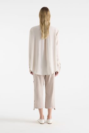 Mela Purdie Zip Front Shirt Soy