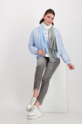 Monari Scarf Gradient Thunder Ptn