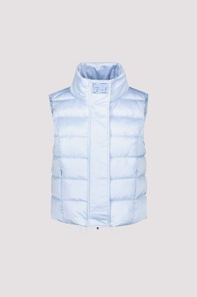 Monari Waistcoat Quilted With Patch Soft Sky