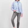 Monari Waistcoat Quilted With Patch Soft Sky