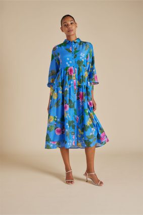 Alessandra Hazel Dress Aria Periwinkle