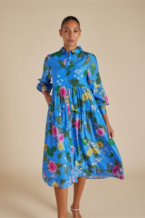 Alessandra Hazel Dress Aria Periwinkle