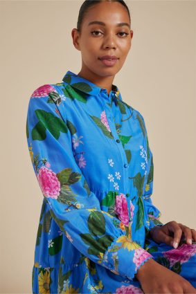 Alessandra Hazel Dress Aria Periwinkle