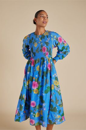 Alessandra Jade Dress Aria Periwinkle