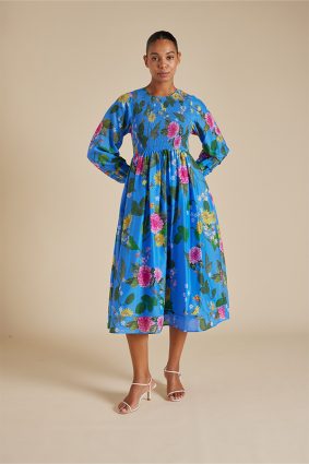 Alessandra Jade Dress Aria Periwinkle