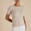 Alessandra Marcie Top Oatmeal