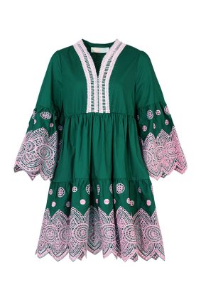 Coop Every Stitch Way Green and Pink