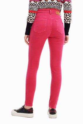 Desigual Denim Trousers Fucsia Glamour