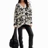 Desigual Pullover Crudo Script